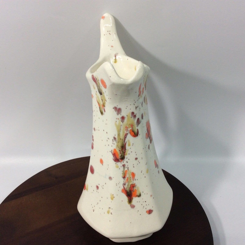 Cherokee Pottery Pitcher Signed And Dated Oklahoma Pottery 1988